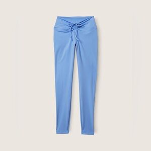 VS PINK || Adjustable High Waist Ruched Leggings in Cornflower Blue - SZ XS